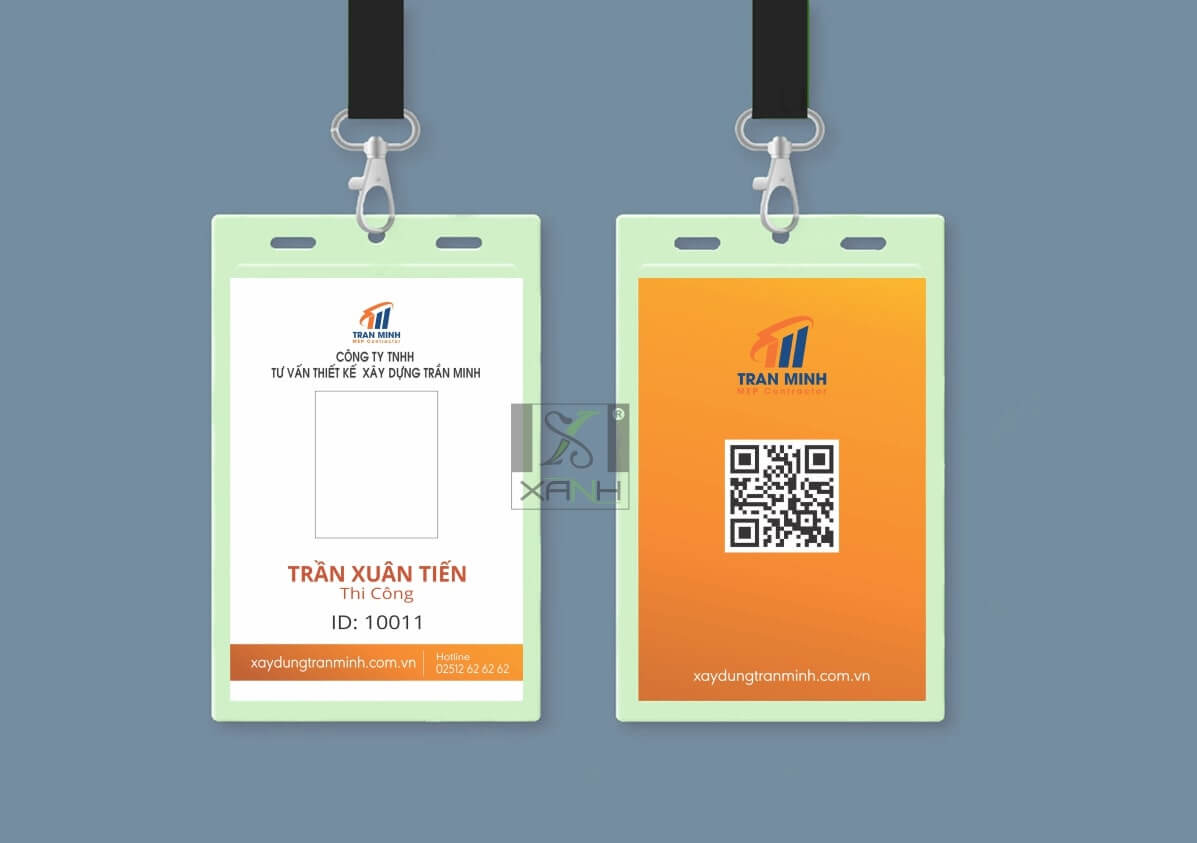 Thiết kế thẻ nhân viên