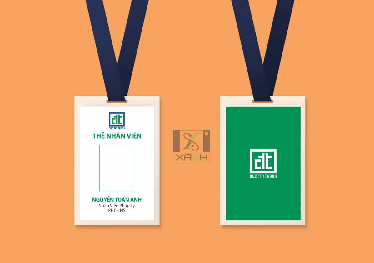 Thiết kế thẻ nhân viên