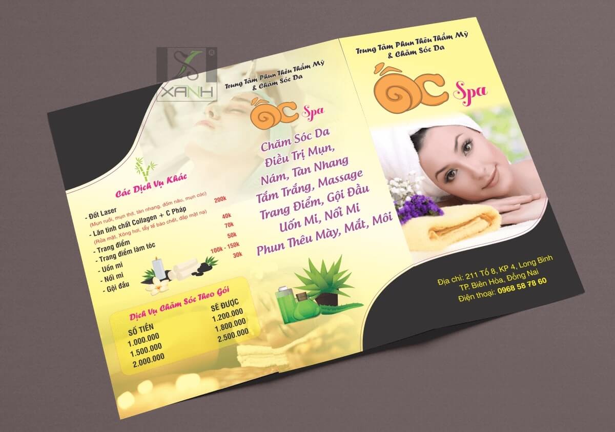 Thiết kế tờ gấp