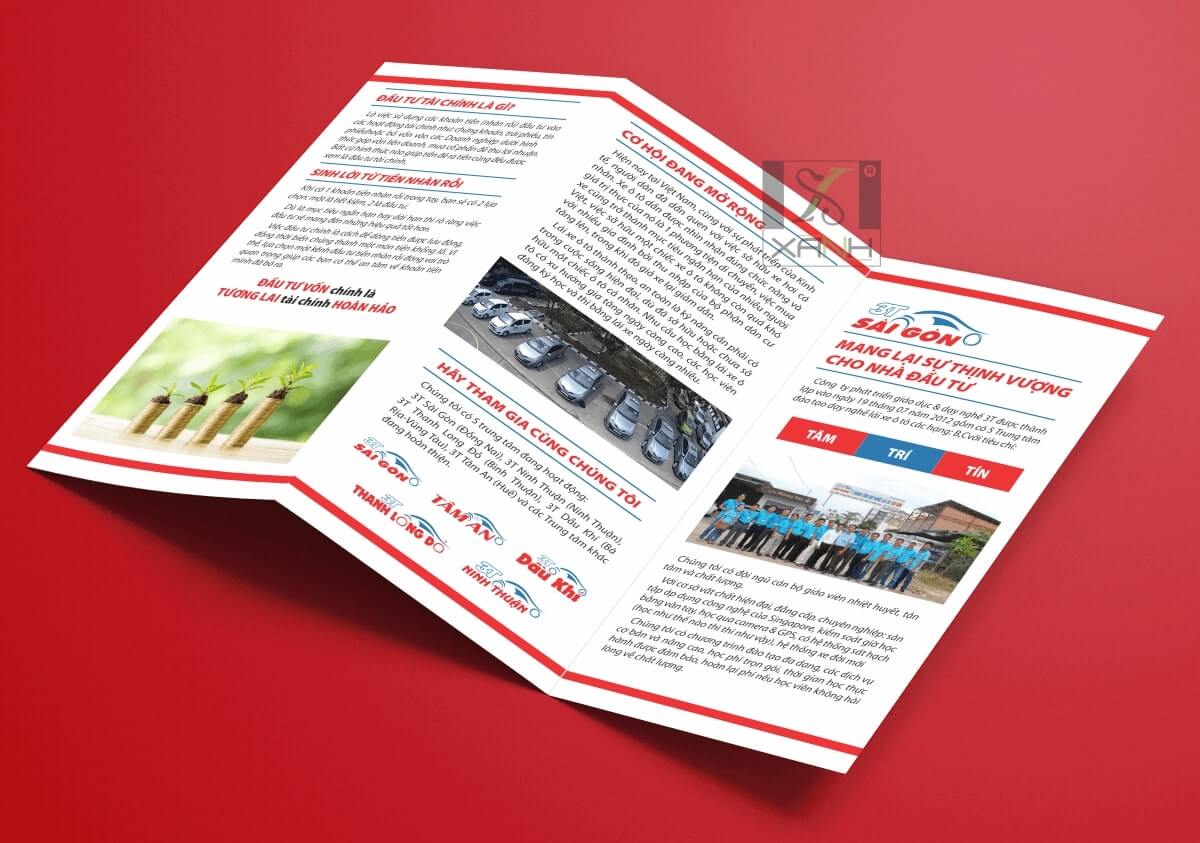 Thiết kế tờ gấp