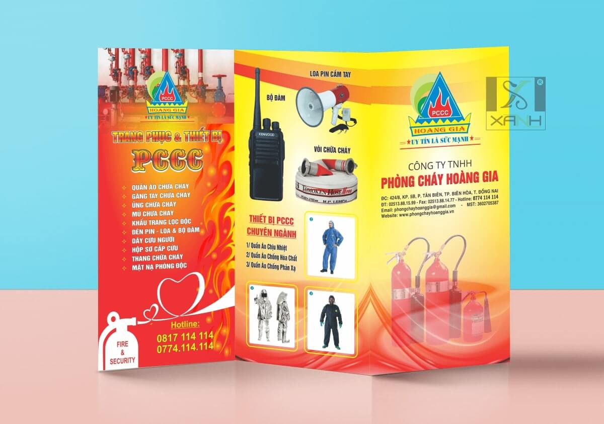 Thiết kế tờ gấp